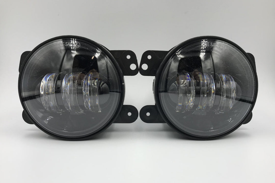 Black Front Fog Light Cover Fog Lamp Frame Trim For Jeep Grand Cherokee 2018-21 - Foto 12